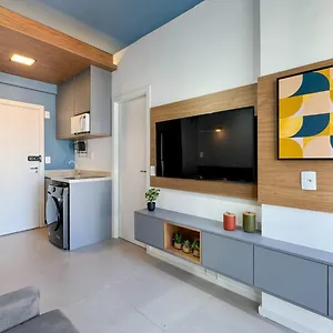 Apartment Com Varanda Excelente Localizacao No Itaim Bibi Sao Paulo