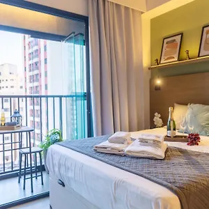 Estudios Com Ac E Varanda Na Bela Vista *