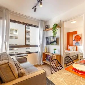 Apartment Easy Star - De 2 Quartos Proximo Shop. Ibirapuera - Gw01i Sao Paulo