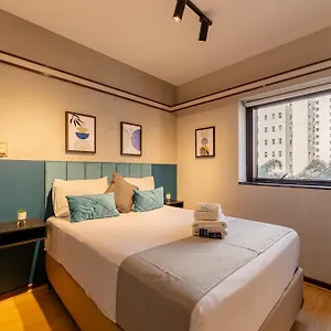 Apartment Easy Star - Aconchegante Flat Perto Do Shopping Pamplona - Hq03i Sao Paulo