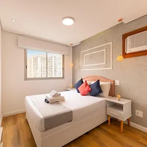 Easy Star - Charmoso Flat C/vaga Ao Lado Da Av. Paulista! - Op03i Apartment