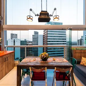Edificio Summit Pinheiros: View Balcony With Pool & Fitness Near Subway