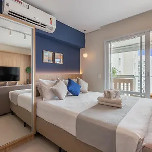 Apartment Easy Star - Encantador E Bem Iluminado No Campo Belo - Mo02h Sao Paulo