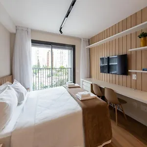 Apartment Bhomy Brooklin - Piscina Com Vista De Sampa Go61b