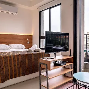 Studio Moderninho Ao Lado Do Metro Madalena + A/c Apartment *