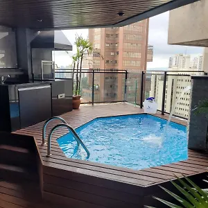 Morumbi, Pub, Com Hidromassagem, Piscina Aquecida Privativa, Lareira, Que Voce Precisa Descansar, Trabalhar Ou Realizar Aquela Comemoracao! Com Total Conforto E Privacidade! O Nota 10 De Sp! *