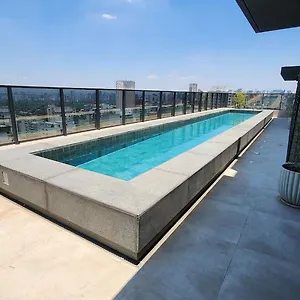 Piscina No Rooftop Otimo No Jardim Paulista Sao Paulo