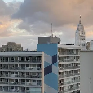Apartment Flat De Luxo Centro Sp Com Piscina,academia,lavanderia,garagem E Seguranca 24h Sao Paulo