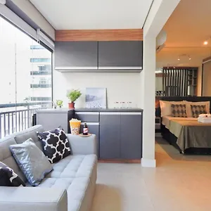 Apartment Easy Star - Lindo Studio Com Piscina Ao Lado Do Aeroporto Cgh - Pn01g Sao Paulo
