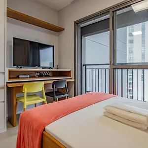 By Dh: Com Coworking Prox. Ao Mackenzie Apartment Sao Paulo