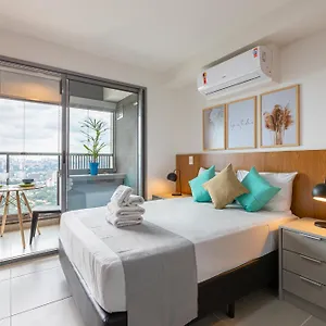 Easy Star - Lindo Studio No Alto Da Boa Vista Proximo Ao Metro - Tx03h * Sao Paulo
