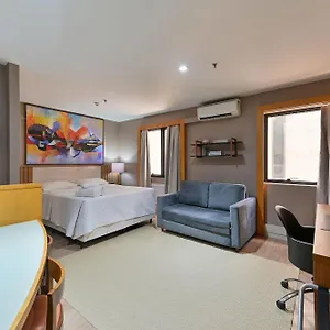 503 Flat Particular Dentro Do Transamerica Faria Lima + Sofa-cama! * Sao Paulo