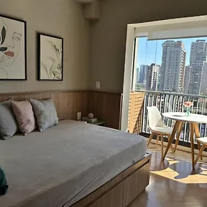 Elegant With Incredible View Of Apartment Sao Paulo