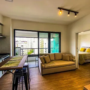 Apartment Bela Cintra Piscina Terraco Sala E Quarto Perto Paulista
