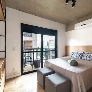 83 New Next Paulista Av, Fast Wifi And Balcony Apartment *